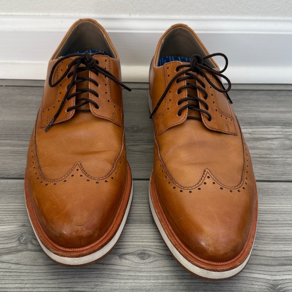 Allen Edmonds Mayfair Brown Patent Leather Dress Shoes